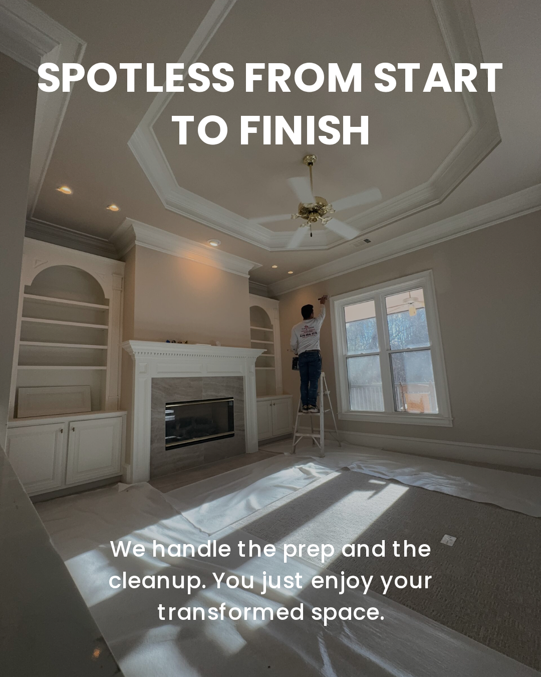 Interior Living Room Repaint